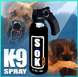 SOK K9 Defense Spray With Trigger 11 FLOZ